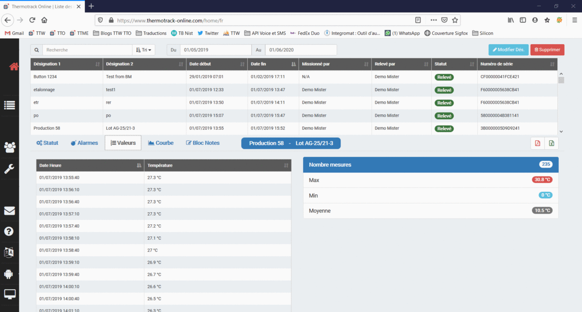 Cold chain management software