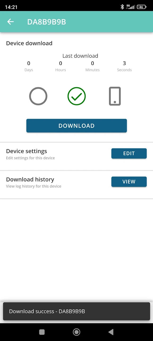 Application mobile pour WeeziDot